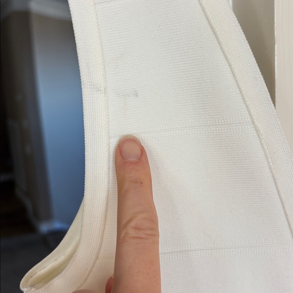 Bebe White Backless Dress - Picture 7 of 7
